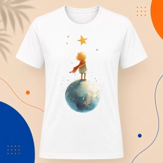 Pánské tričko - Jedna jasná hvězda - Malý princ - Le petit prince